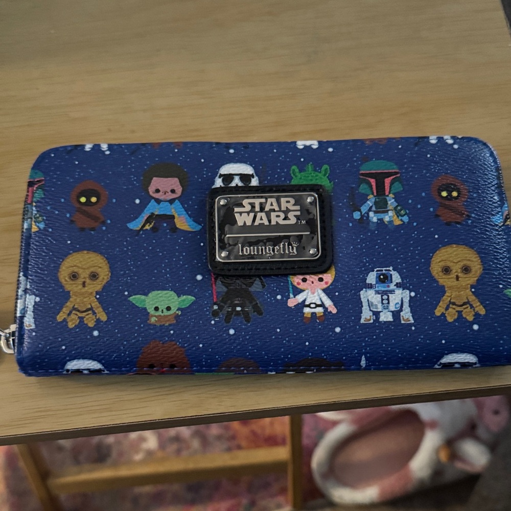 Loungefly Star Wars Character Wallet in Blue